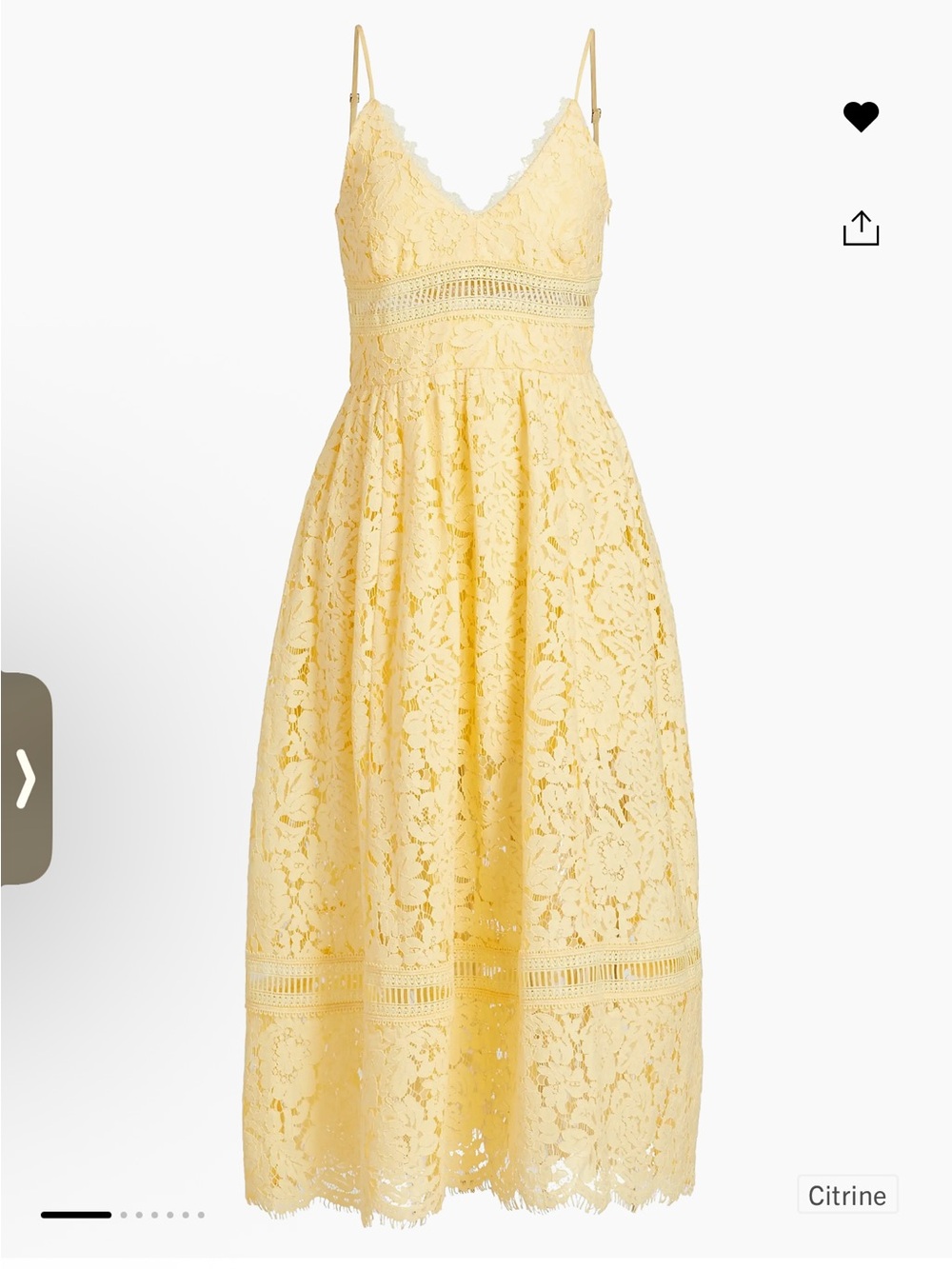Generation Love Emma Corded Lace Midi-Dress - Picture 3 of 4